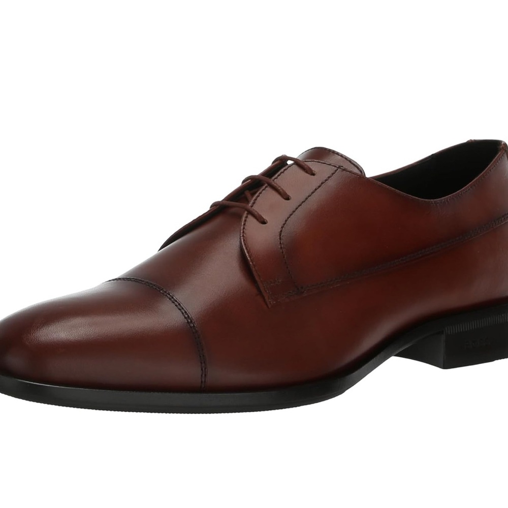 BOSS Men's Colby Smooth Leather Derby Dress Shoe Oxford